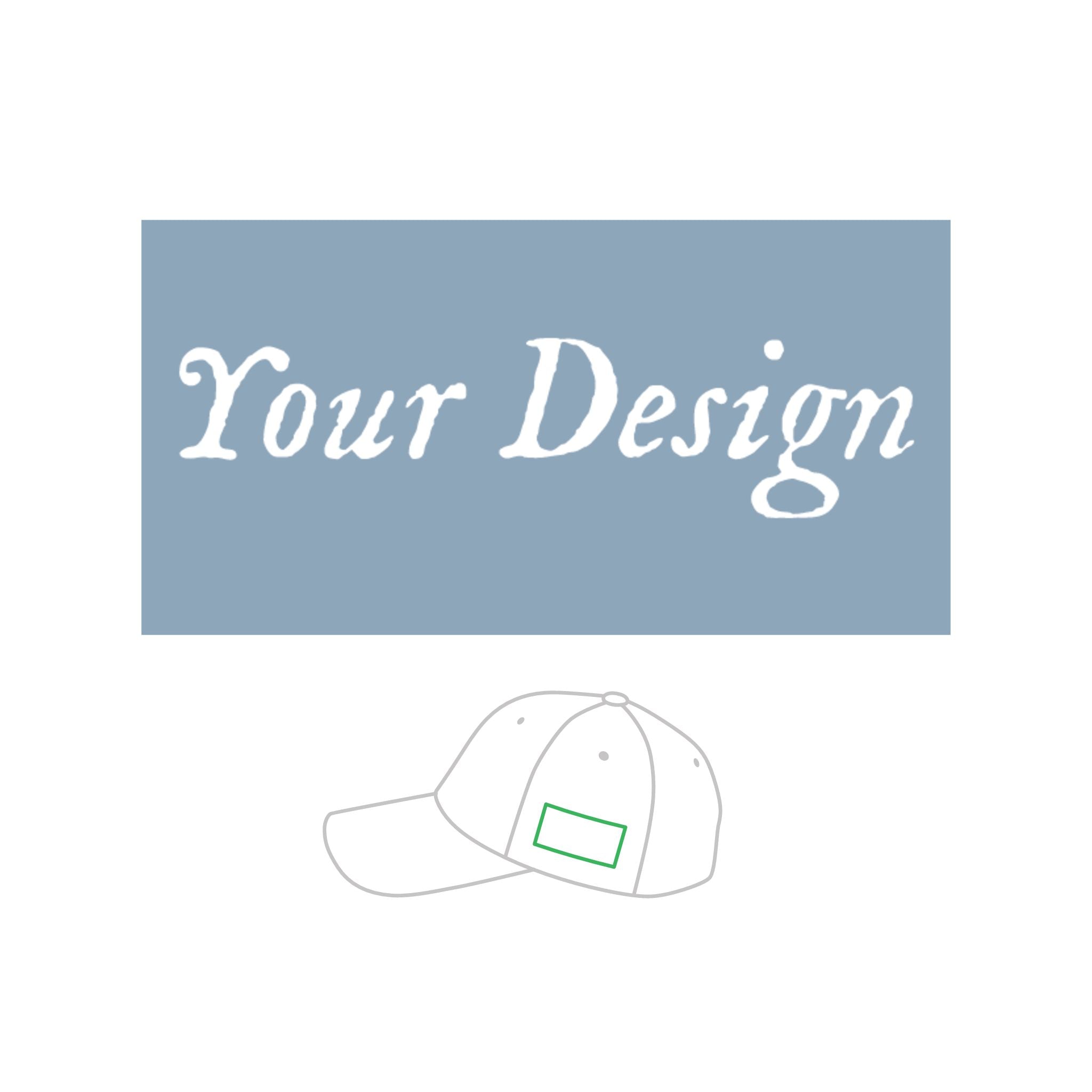 Personalized Baseball Heart Cap — Youth Adjustable Love Baseball Hat