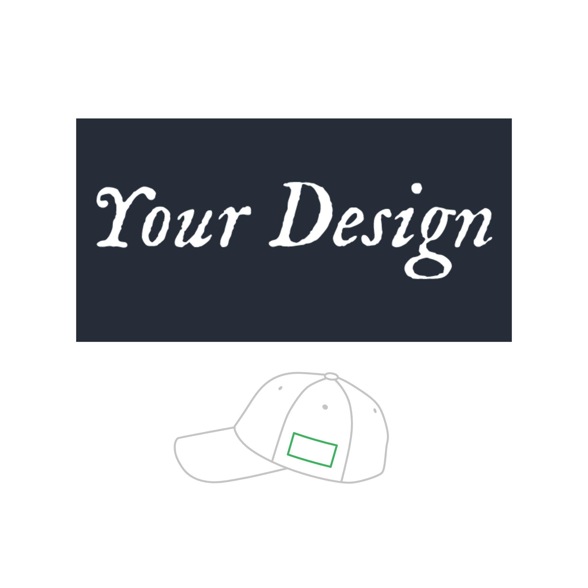 Personalized Baseball Heart Cap — Youth Adjustable Love Baseball Hat