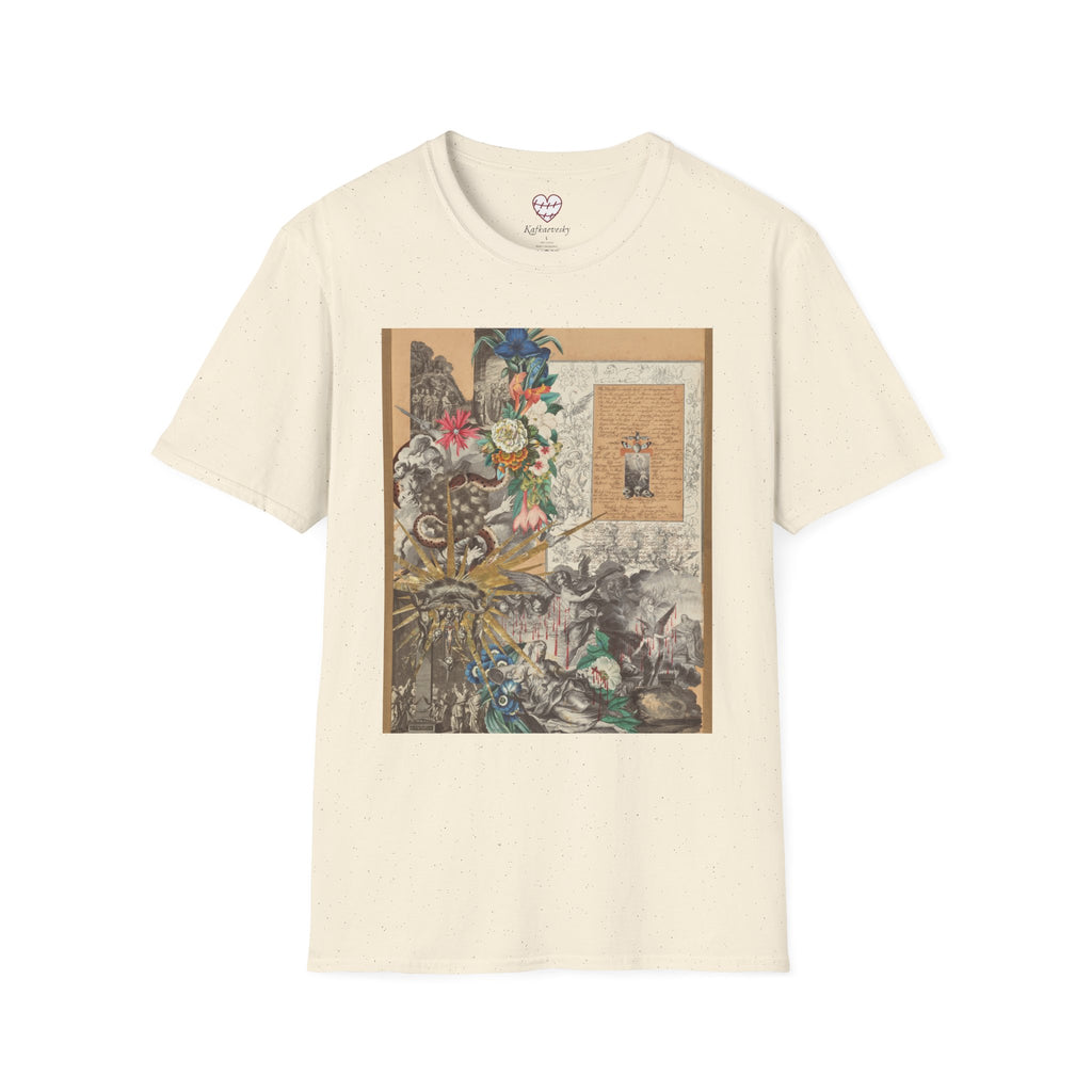 Vintage Floral Collage T-Shirt