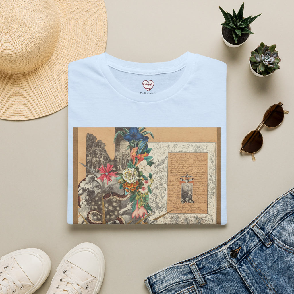 Vintage Floral Collage T-Shirt