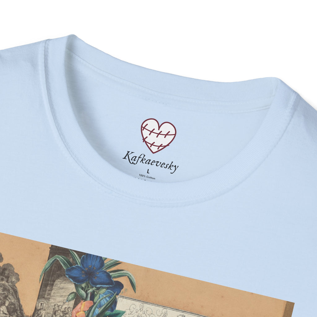 Vintage Floral Collage T-Shirt