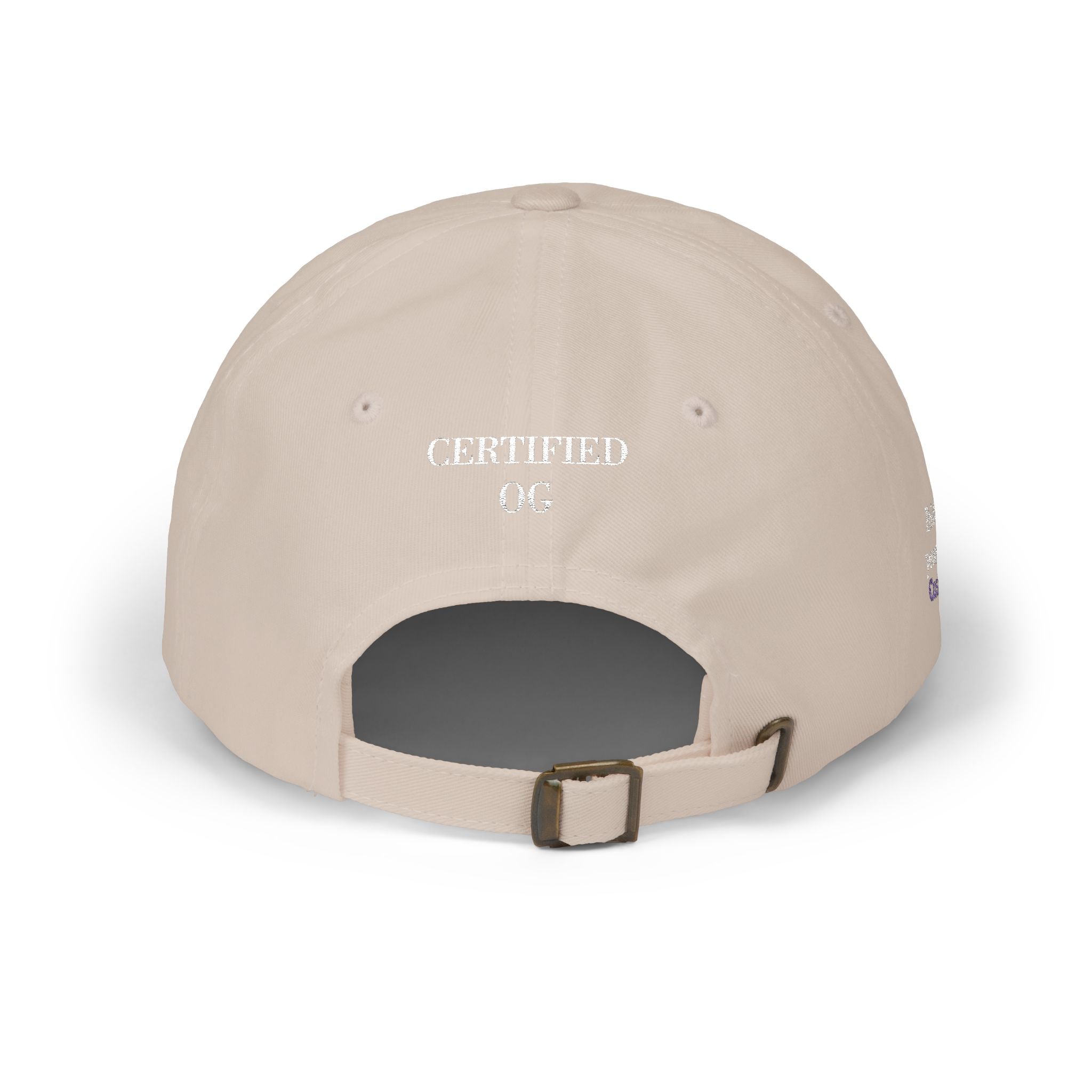 Dad Cap – "Certified OG" Classic White Embroidered Baseball Hat