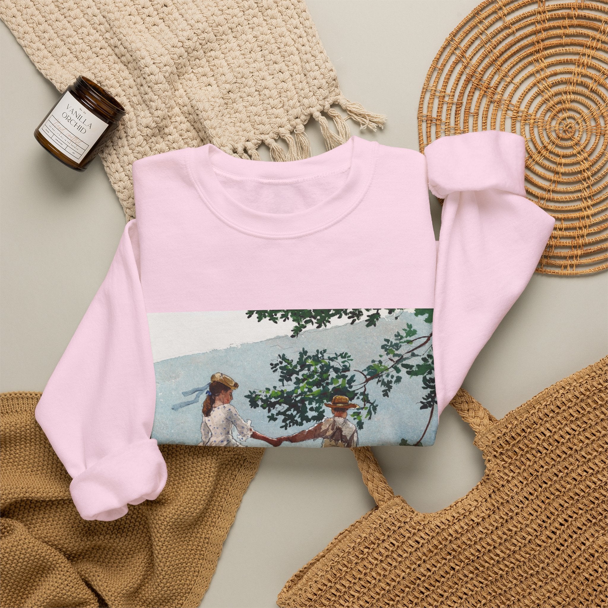 Vintage Pastoral, Unisex Crewneck Sweatshirt (Personalizable)