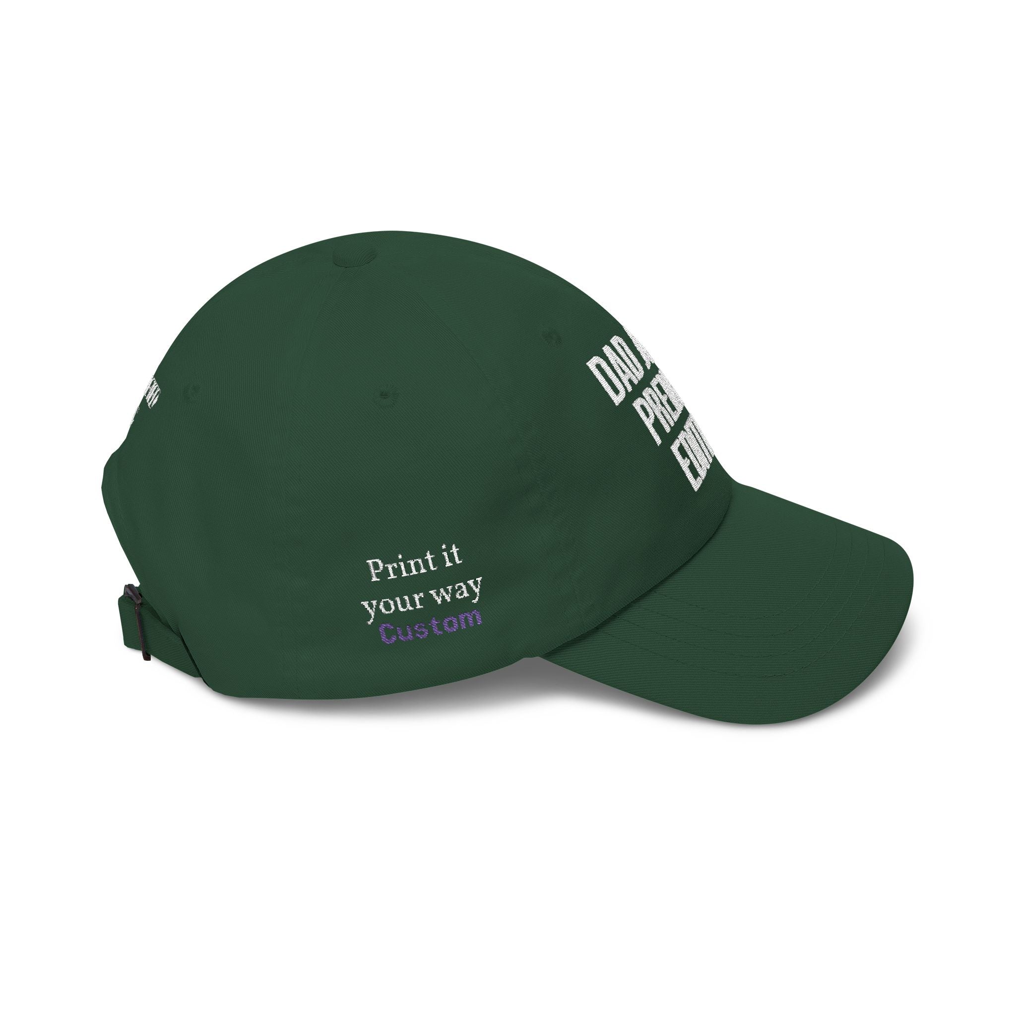 Dad Cap – "Certified OG" Classic White Embroidered Baseball Hat