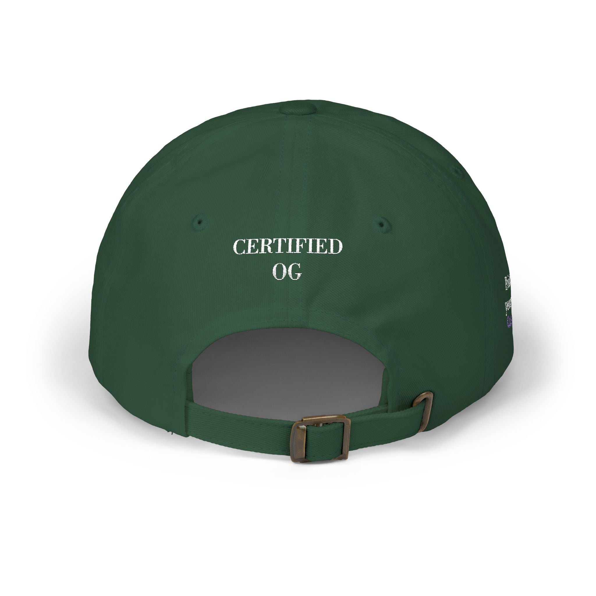 Dad Cap – "Certified OG" Classic White Embroidered Baseball Hat