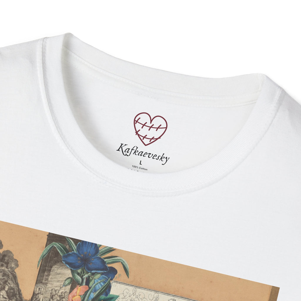 Vintage Floral Collage T-Shirt