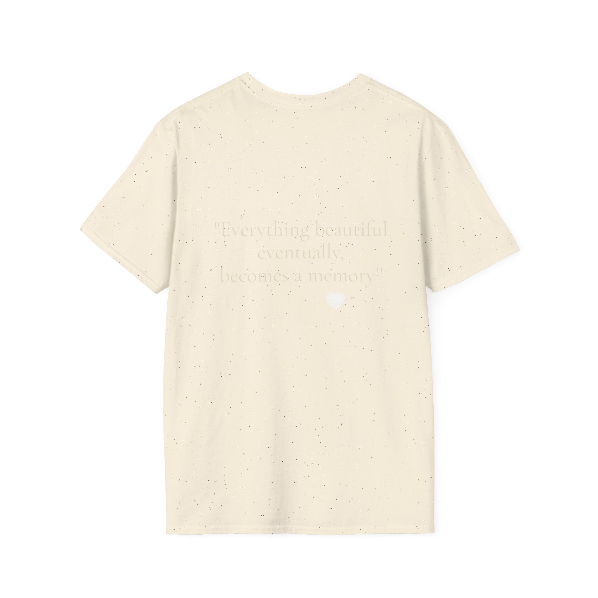 Art Nouveau Garden Print T‑Shirt — Woman in White Vintage Painting Tee