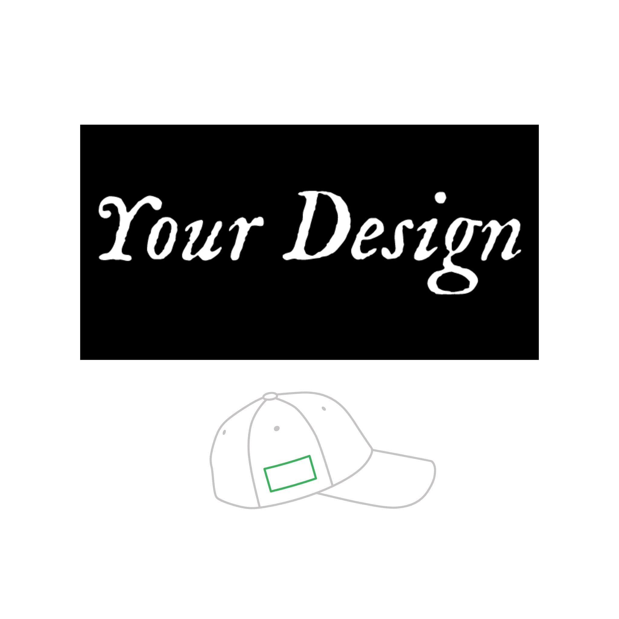 Personalized Baseball Heart Cap — Youth Adjustable Love Baseball Hat