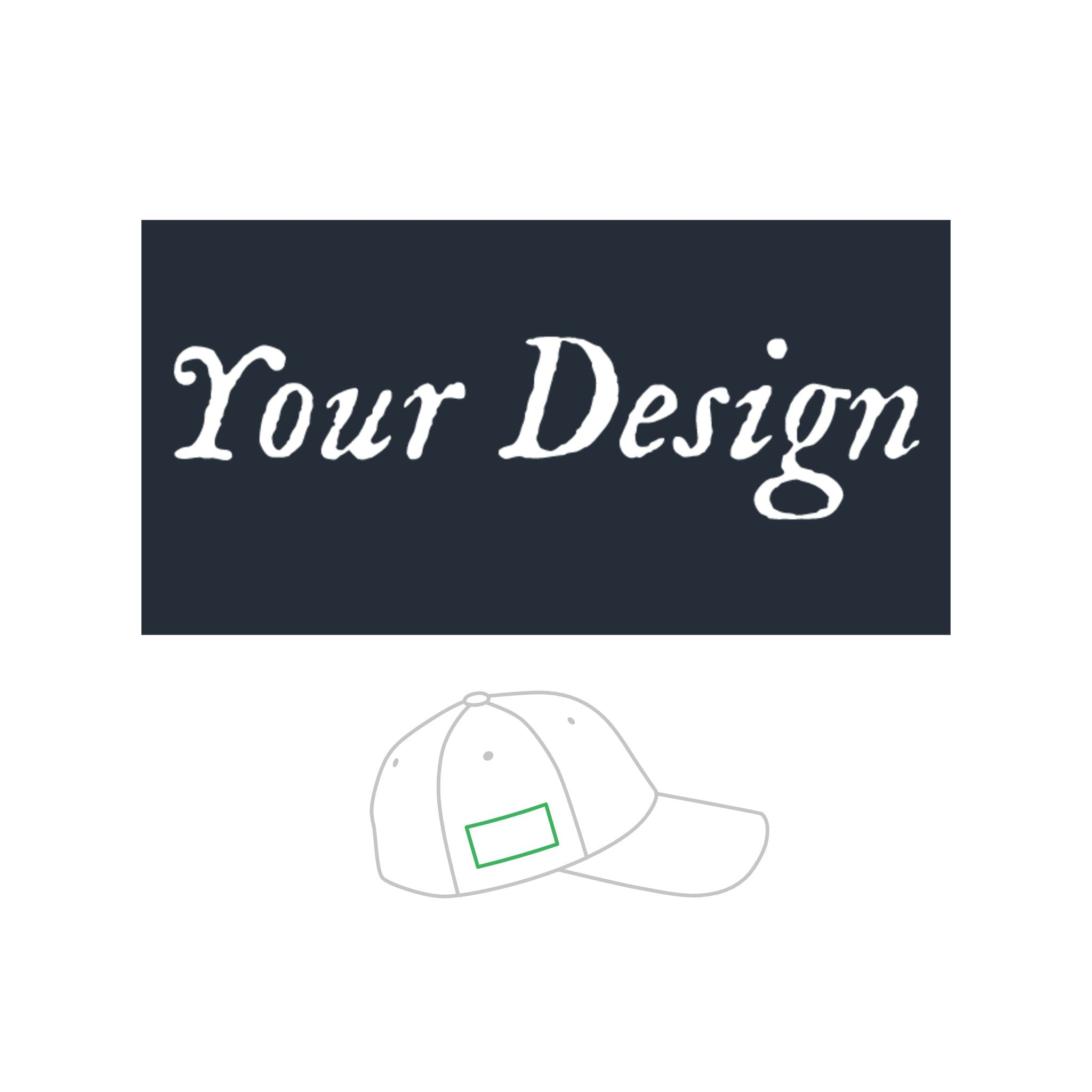 Personalized Baseball Heart Cap — Youth Adjustable Love Baseball Hat