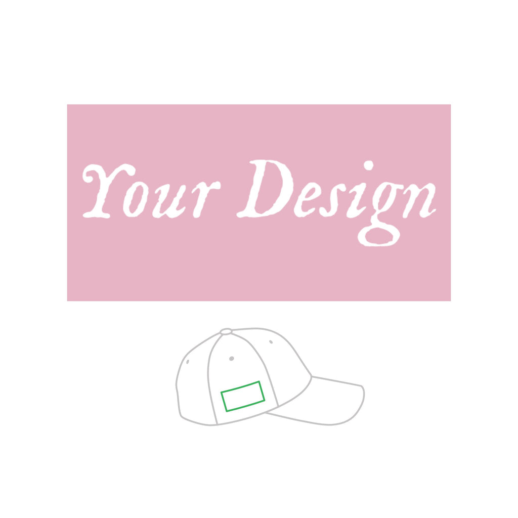 Personalized Baseball Heart Cap — Youth Adjustable Love Baseball Hat