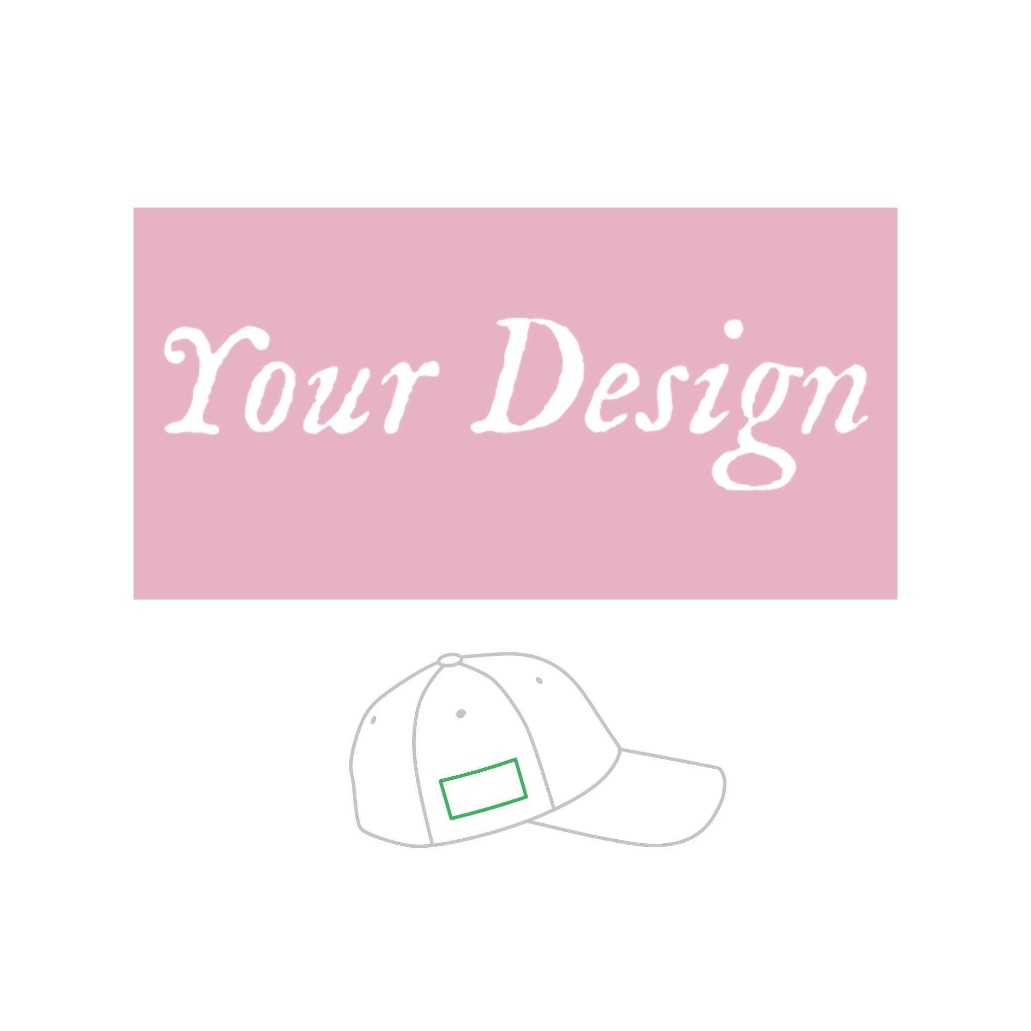 Personalized Baseball Heart Cap — Youth Adjustable Love Baseball Hat
