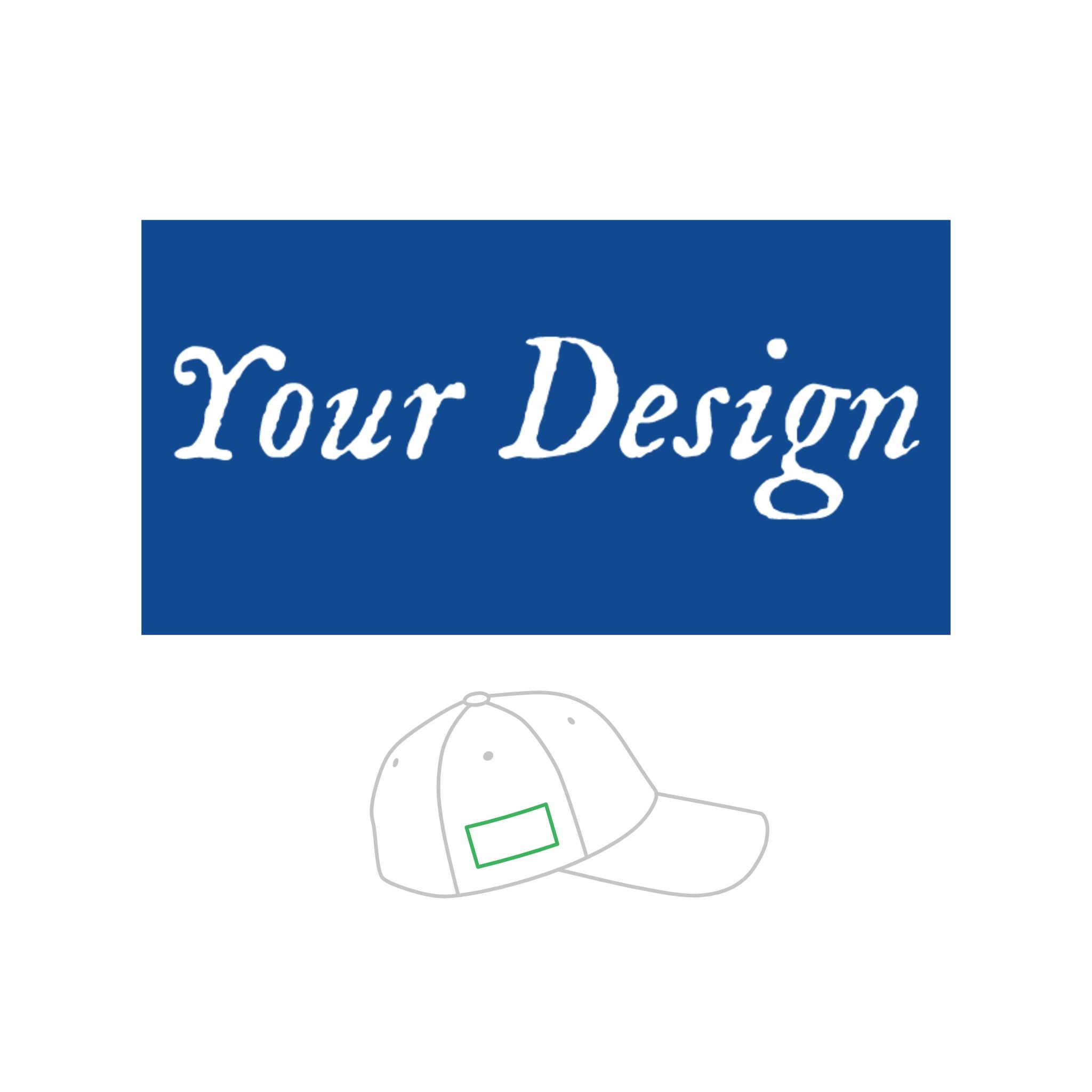 Personalized Baseball Heart Cap — Youth Adjustable Love Baseball Hat
