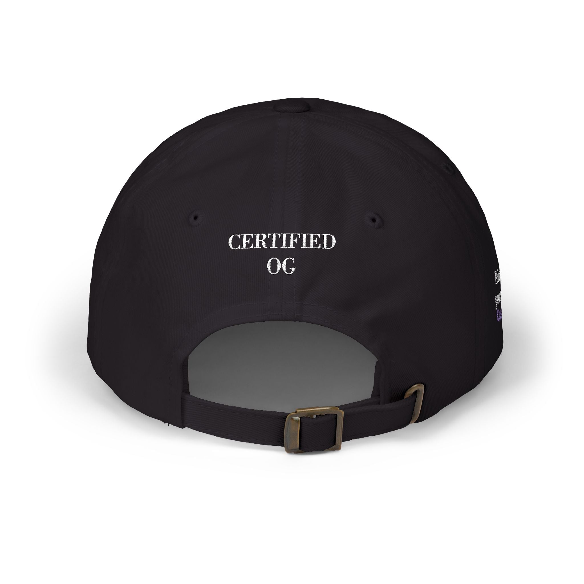 Dad Cap – "Certified OG" Classic White Embroidered Baseball Hat