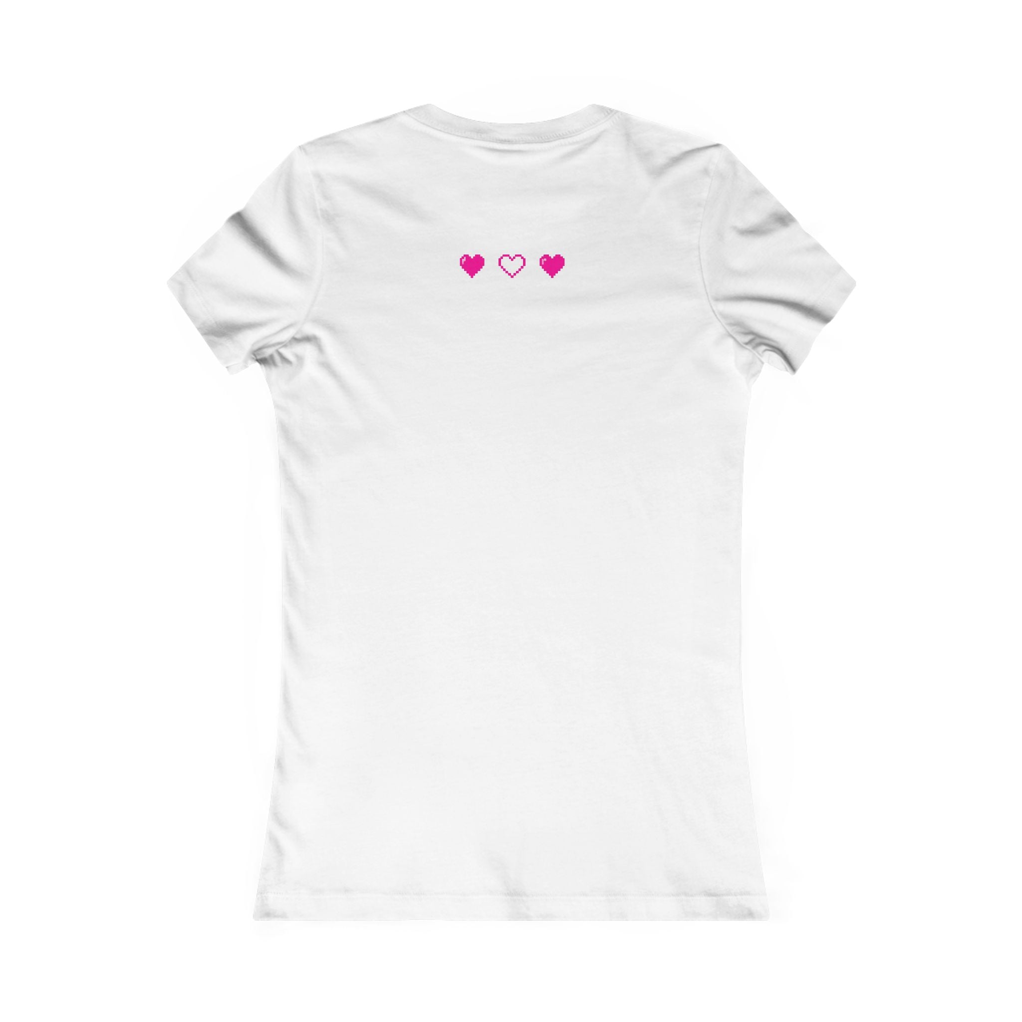 STARDOLL™ Pixel Logo Baby Tee | Y2K Aesthetic Fitted Women's T-Shirt | Minimal Pink Graphic Top