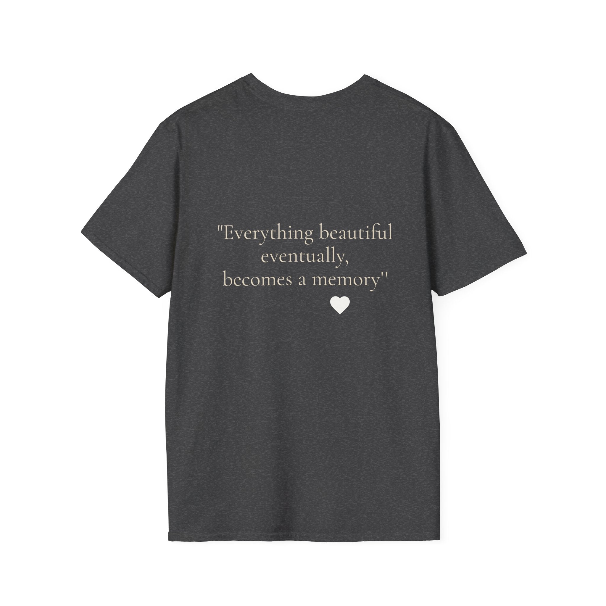 Art Nouveau Garden Print T‑Shirt — Woman in White Vintage Painting Tee