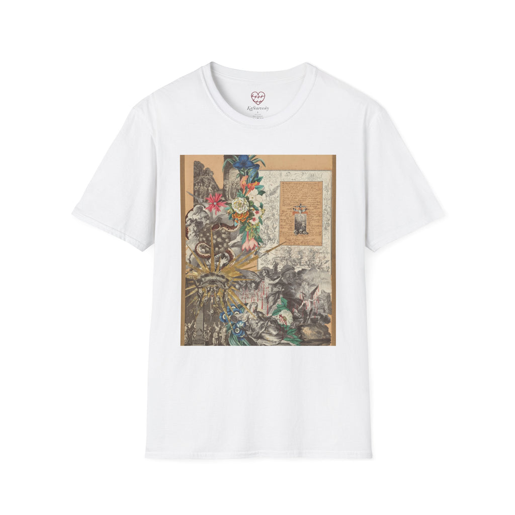 Vintage Floral Collage T-Shirt