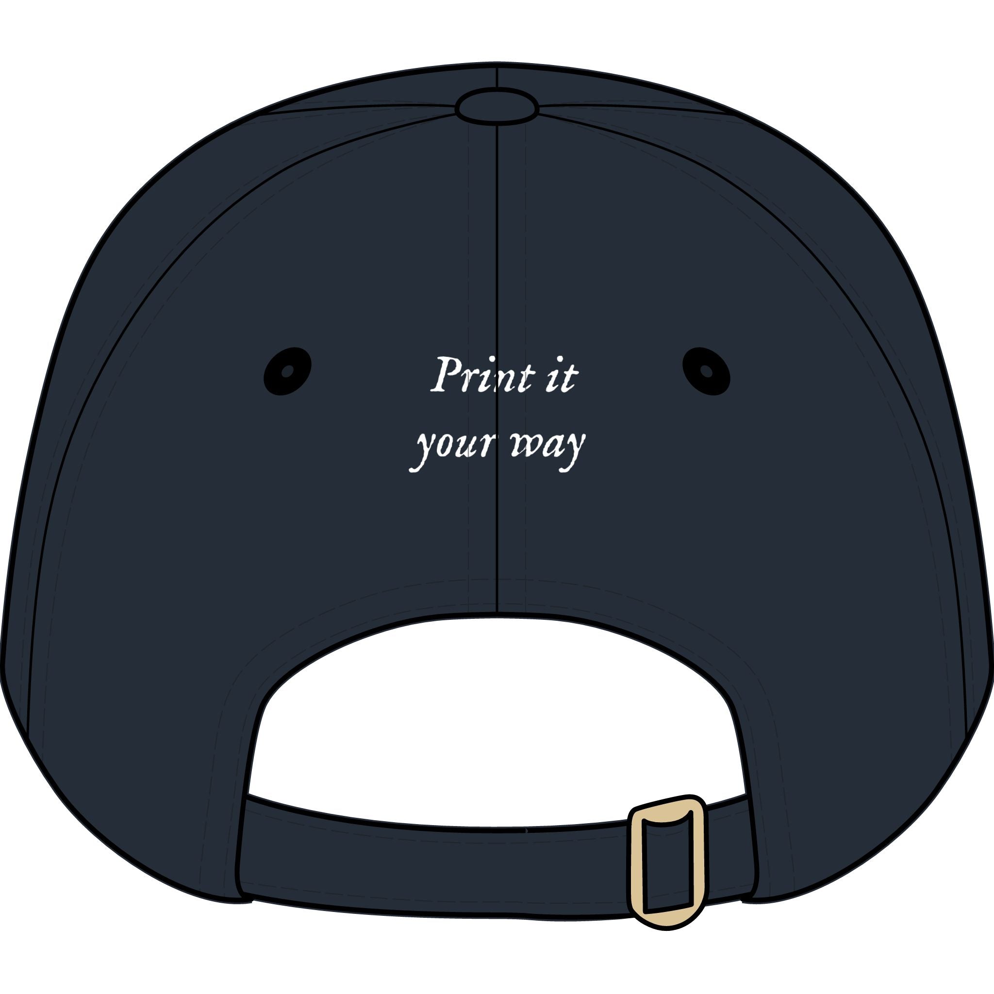 Personalized Baseball Heart Cap — Youth Adjustable Love Baseball Hat